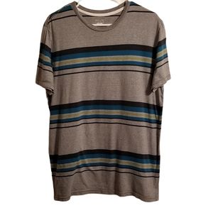 Mossimo Athletic Fit Short Sleeve Striped Tee